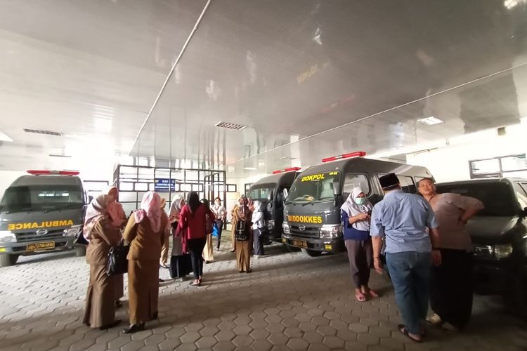 Suasana Rumah Sakit Bhayangkara, Kota Bengkulu, tempat jasad Wina diautopsi