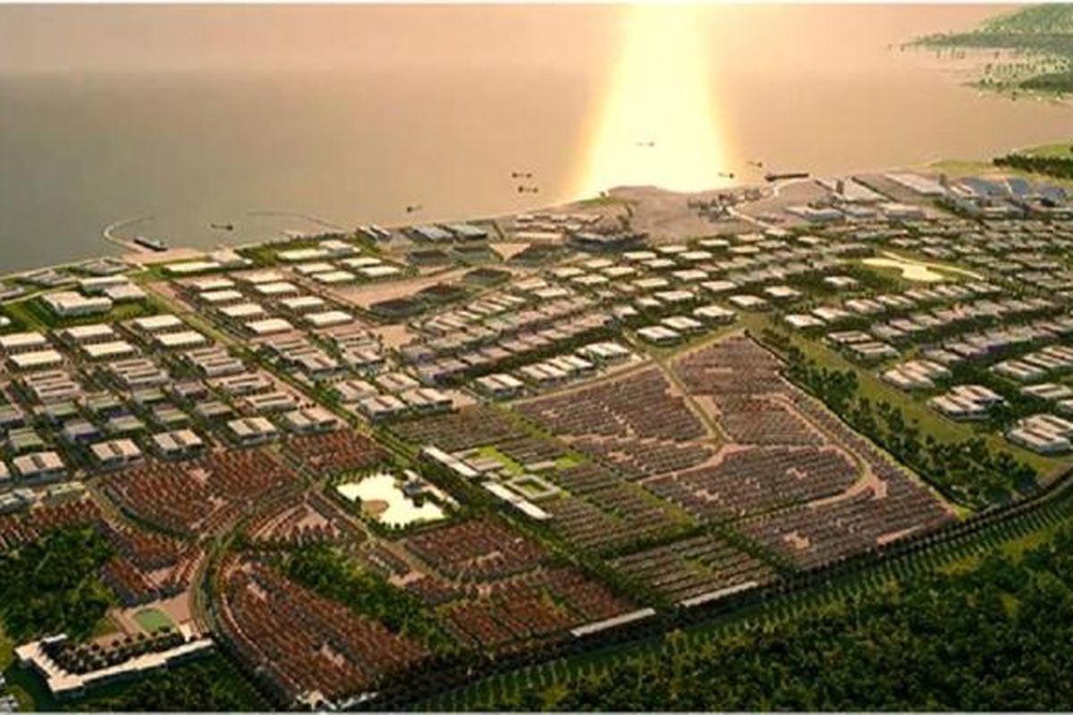 Kota mandiri Kawasan Industri Kendal, Jawa Tengah.