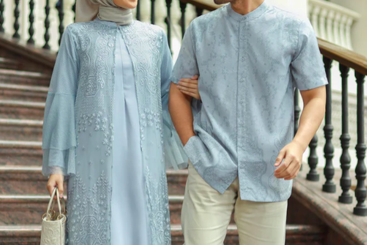 Geulis x Nia Ramadhani's Family Meuniyaga Series, model baju Lebaran 2024 couple
