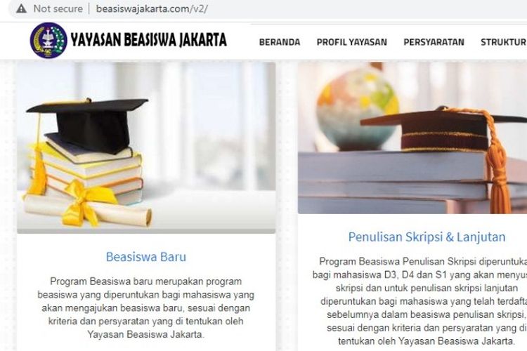 Info beasiswa bagi mahasiswa baru di wilayah DKI Jakarta TA 2020/2021.