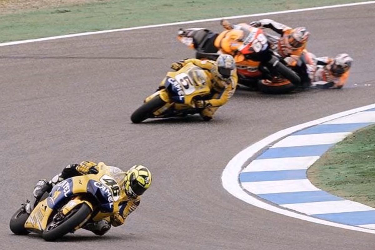 Insiden Nicky Hayden dan Dani Pedrosa di GP Estoril 2006