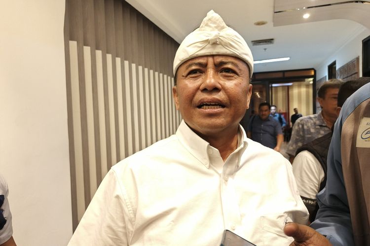 Sekretaris Daerah (Sekda) Jabar, Herman Suryatman saat ditemui di Gedung DPRD Jabar, Jalan Diponegoro, Kota Bandung, Selasa (22/4/2025).