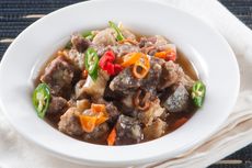 Resep Lidah Sapi Masak Tomat, Olahan Jeroan yang Nikmat