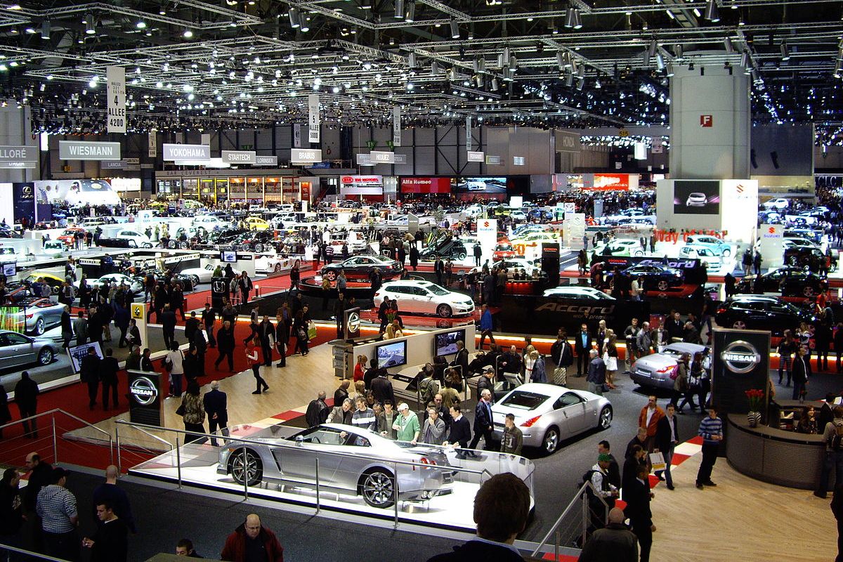 Ilustrasi pameran otomotif Geneva Motor Show