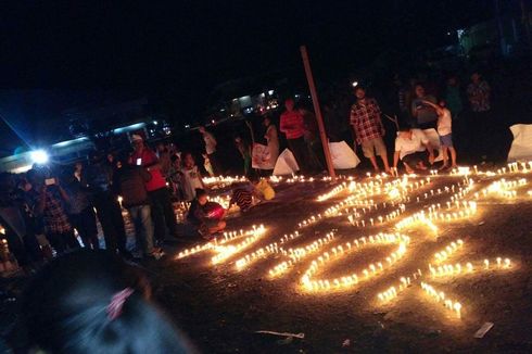 Desak Bebaskan Ahok, Warga 3 Kabupaten di NTT Gelar Aksi Bakar Lilin