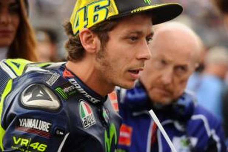 Pebalap Movistar Yamaha asal Italia, Valentino Rossi.