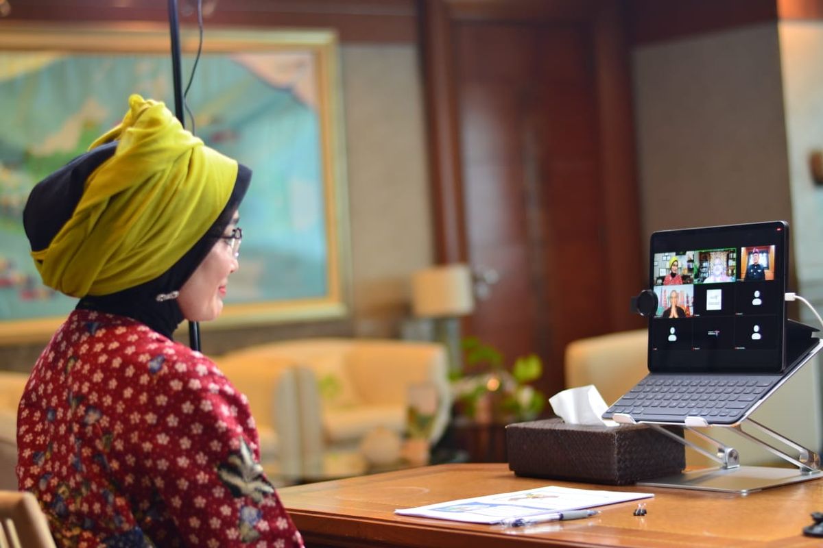 Webinar bertajuk The Future of Indonesian Tourism Marketing in India, Selasa (9/6/2020).