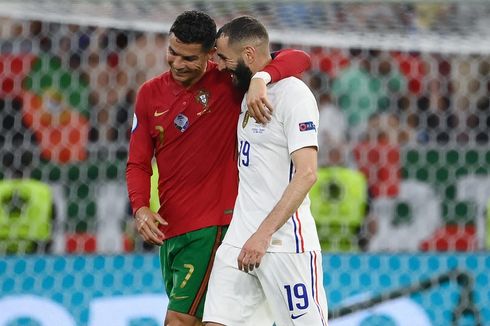 Reuni di Euro 2020, Benzema Ungkap Isi Obrolannya dengan Ronaldo