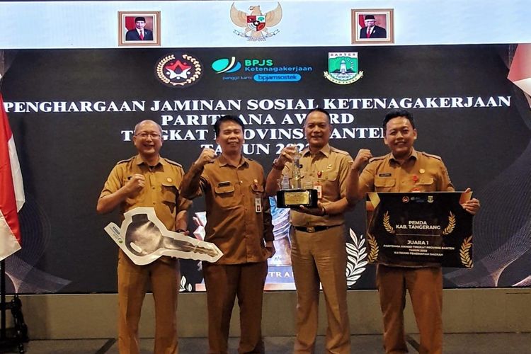 Pemkab Tangerang terima raih Juara I Pritrana Award