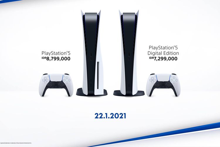 Harga PlayStation 5 (PS5) di Indonesia.