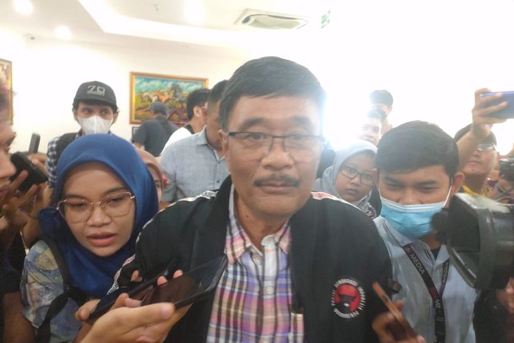 Ketua DPP PDI-P Djarot Saiful Hidayat ditemui di Kantor DPP PDI-P, Jalan Diponegoro, Jakarta, Senin (5/6/2023).