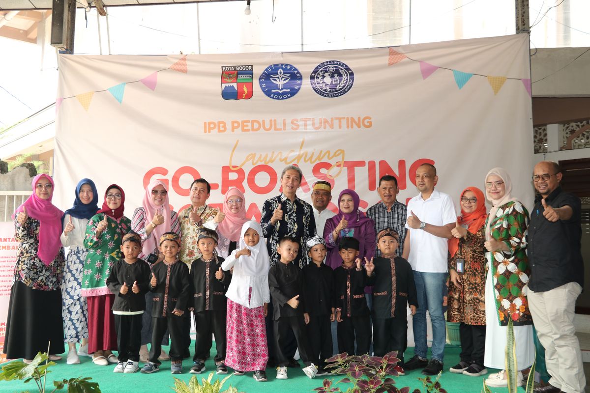 IPB luncurkan Go-Roasting dalan rangka dukung peduli stunting, Jumat (26/5/2023). 