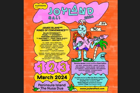 Lineup Hari Terakhir Joyland Festival Bali, Ada Isyana Sarasvati hingga James Blake