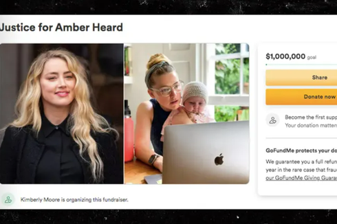 GoFundMe Tutup Ajakan Donasi Bantu Amber Heard Bayar Johnny Depp