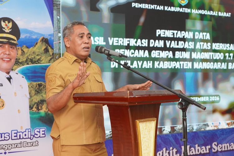 Pemkab Manggarai Barat Tetapkan 6.657 Rumah Alami Rusak Akibat Gempa M 7,7