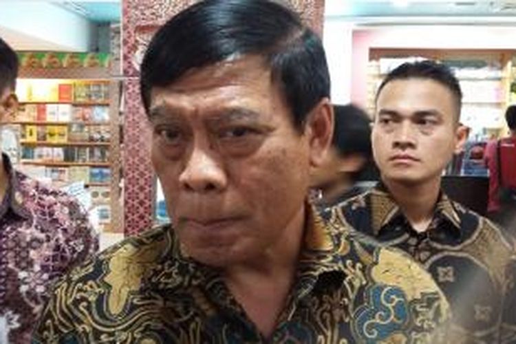 Menteri Koordinator Bidang Politik Hukum dan Keamanan Tedjo Edhi Purdijatno, saat ditemui di Kaawasan Matraman, Jakarta, Rabu (29/7/2015).