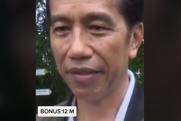Video lama Jokowi janjikan bonus Rp 12 M untuk timnas beredar lagi di media sosial TikTok