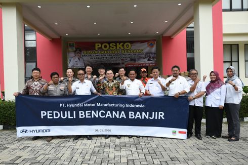 Hyundai Motor Bantu Korban Banjir di Kabupaten Bekasi