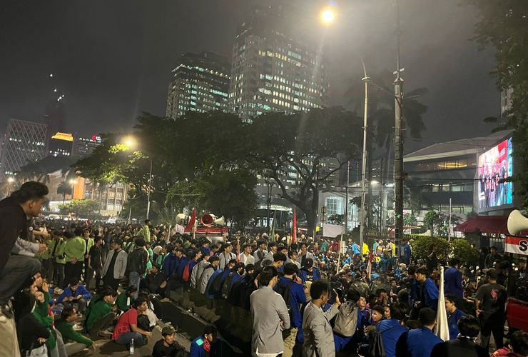 [BERITA FOTO] Aksi Indonesia Gelap: Awalnya Tenang, Berujung Tegang