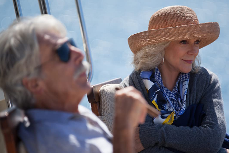 Blythe Danner dalam film drama komedi Ill See You in My Dreams (2015).