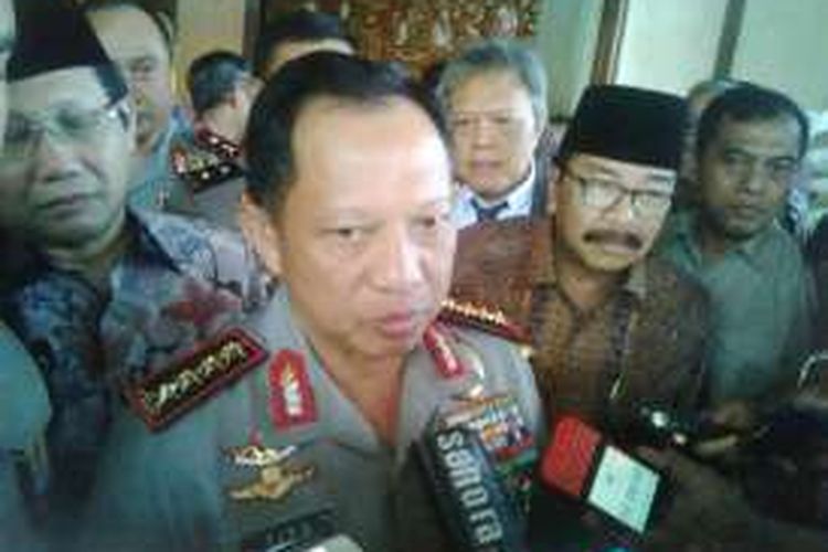 Kapolri Jenderal Tito Karnavian di Surabaya, Sabtu (19/11/2016).