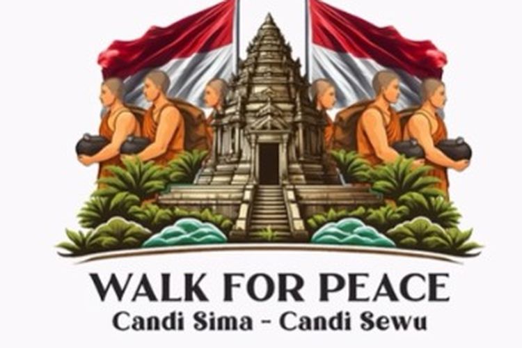 Sambut Waisak 2026, 20 Biksu Jalan Kaki dari Jepara ke Klaten Selama 11 Hari 