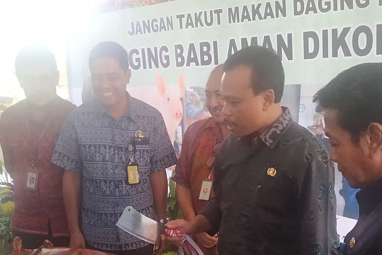 Pemprov  Bali Kampanyekan Daging Babi Aman Dikonsumsi Pada Jumat (07/02/2020)