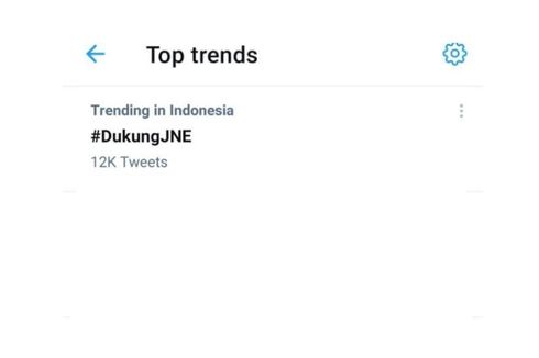 Usai Klarifikasi Tuduhan Diskriminatif, #DukungJNE Jadi Trending Topic di Twitter