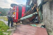 Truk Tangki Terguling di Nagreg Usai Tabrak Truk Boks, Hantam Mobil dan Rumah