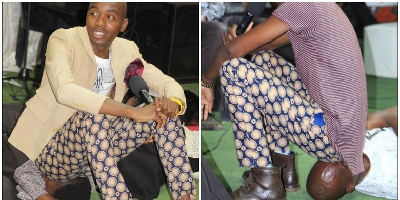 The action of farting on the face of the congregation is viral, this pastor admits he is performing miracles