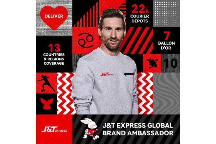 Lionel Messi jadi Global Brand Ambassador J&T Express