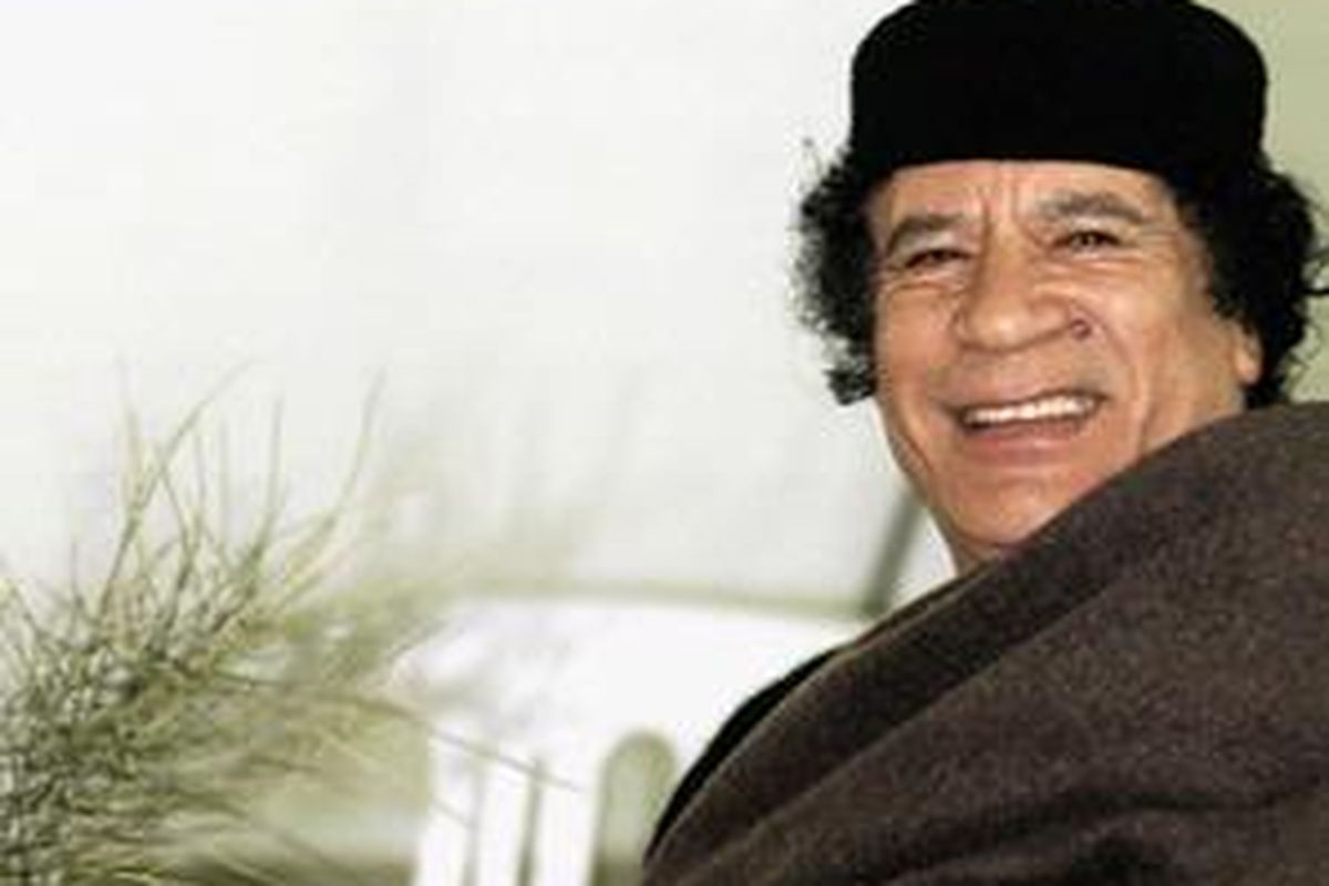 Pemimpin Liya Moamar Khadafi