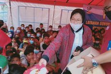 Pesan Risma kepada Anak-anak Korban Banjir Bima: Seberat Apa Pun, Kalian Tetap Gembira Ya