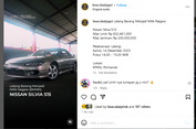 Lelang Nissan Silvia S15 dan BMW M3, Limit mulai Rp 600 Jutaan