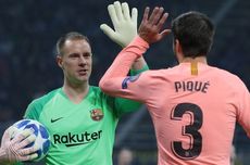 Ter Stegen Ciptakan Rekor Operan, Fans di Camp Nou Terbelah