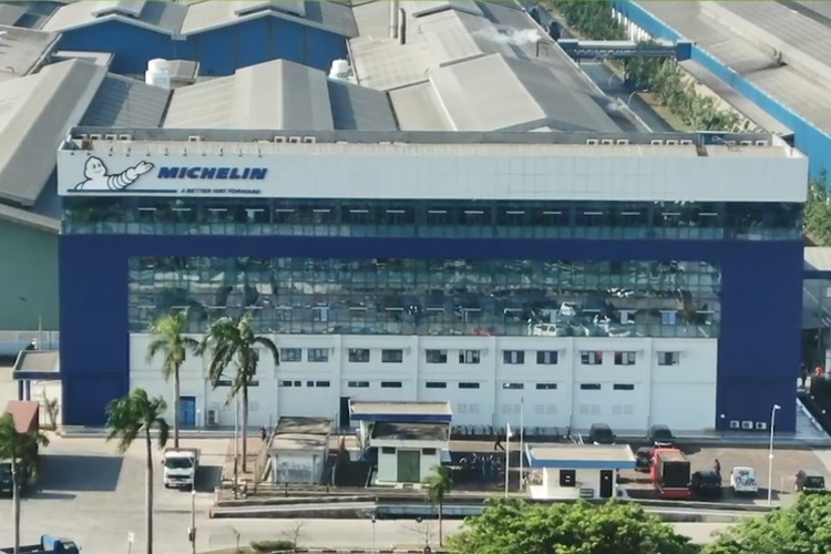 Pabrik ban Michelin di Cikarang, Jawa Barat