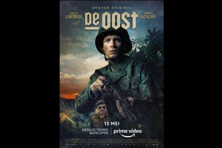 Poster De Oost (The East), film Belanda yang menabrak tabu nasional karena mengorek kekejaman pasukan KNIL pimpinan Raymond Westerling di Indonesia.