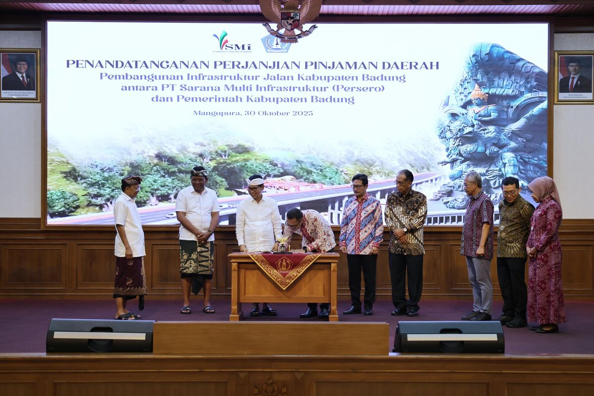 PT SMI menyalurkan pembiayaan Rp 2,83 triliun kepada Pemkab Badung, Bali. 