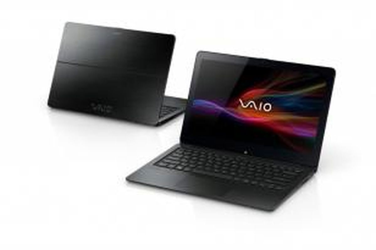 Salah satu produk laptop Vaio dari Sony