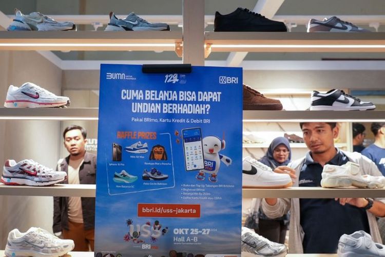 Pengunjung berkesempatan mendapatkan berbagai promo menarik dari BRI di acara USS 2024 presented by BRImo. 