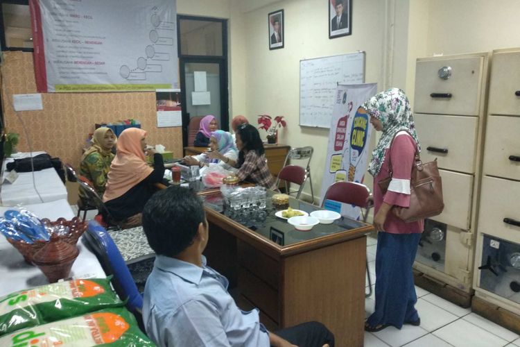 Coaching clinic OK OCE di Kantor Kecamatan Kebayoran Baru, Sabtu (13/1/2018).
