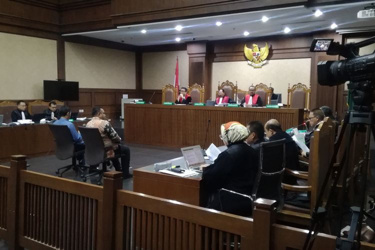 Sidang pemeriksaan saksi untuk terdakwa Sepupu mantan Ketua Umum PPP Romahurmuziy di Pengadilan Tipikor Jakarta, Rabu (20/11/2019)