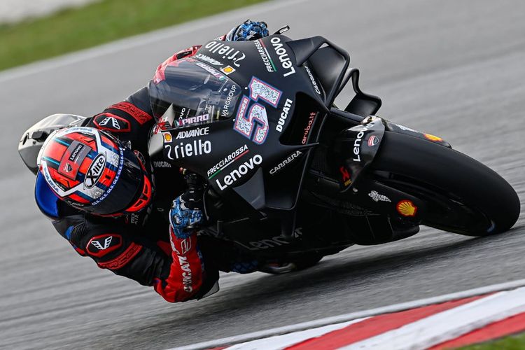 Ducati saat shakedown test di Sepang