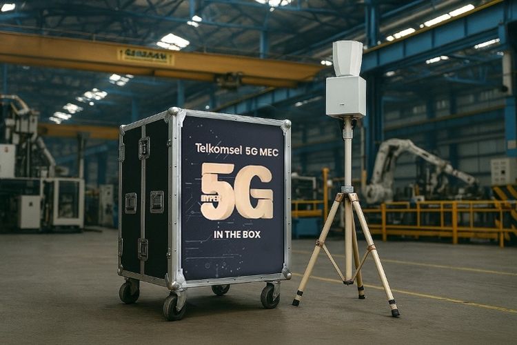 Inovasi ?5G in The Box ?adalah perangkat jaringan seluler 4G/5G yang bersifat private, portable, independent, secure, dan dapat diimplementasikan cepat dan fleksibel di berbagai lokasi. 