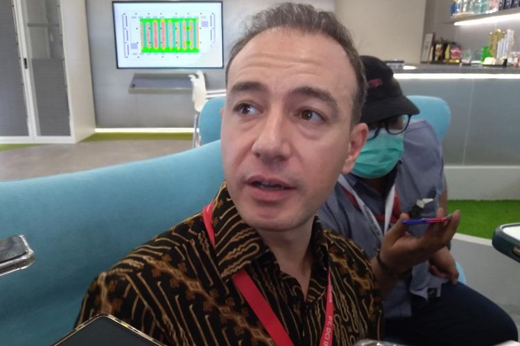 Deputi President Director DCI Indonesia Marco Cioffi di Cibitung, Selasa (17/1/2023).