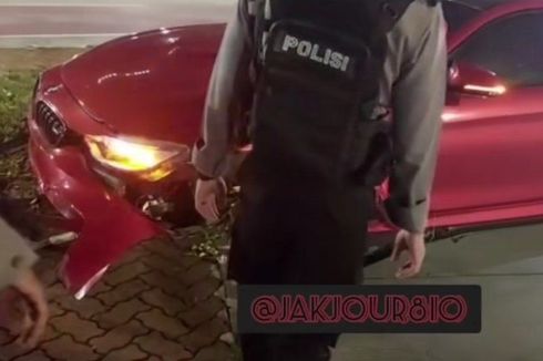 Video Viral BMW Tabrak Trotoar di Bundaran Senayan lalu Diderek Mobil Polisi, Polda: Tak Ada Laporan