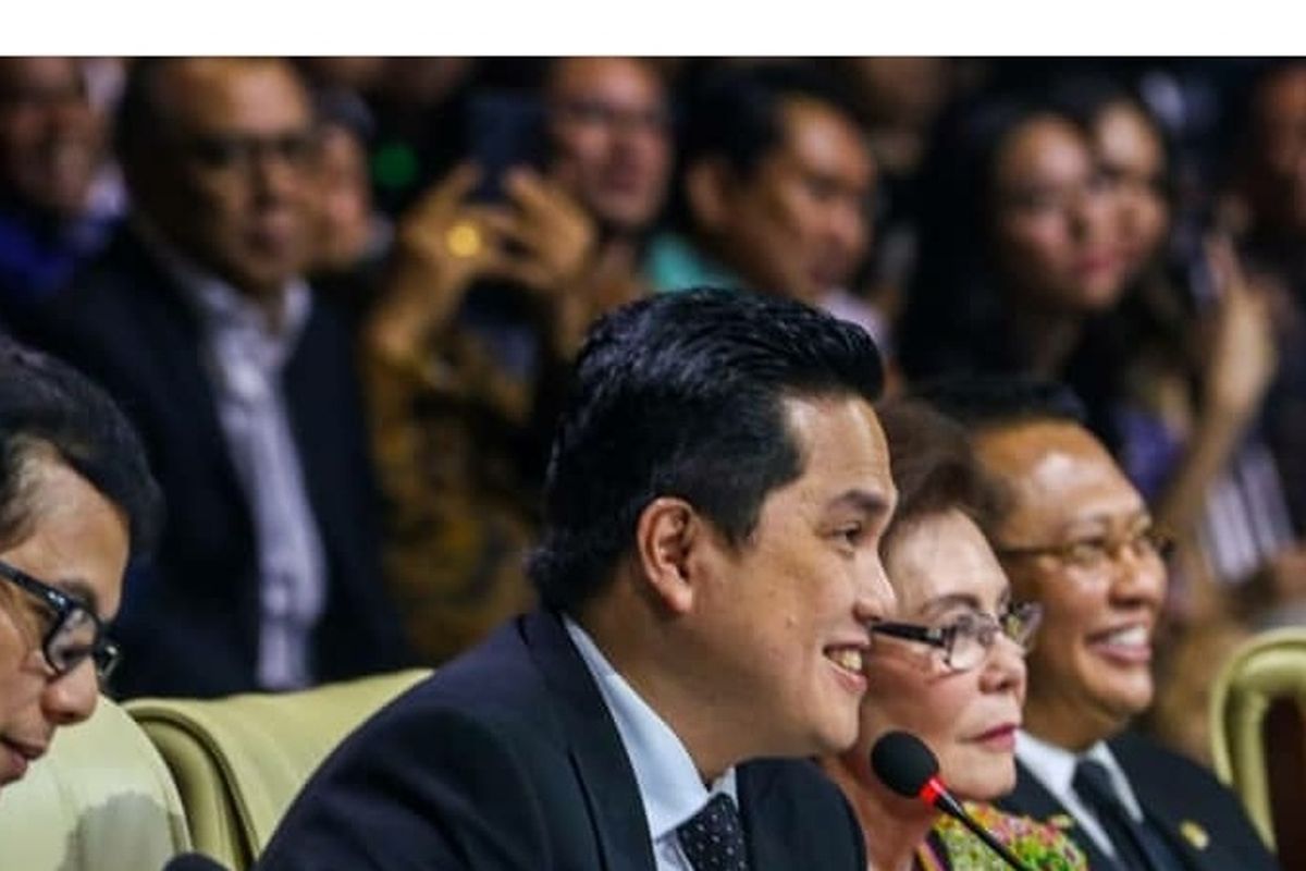 Menteri BUMN Erick Thohir menjadi juri pada Pemilihan Putri Indonesia.