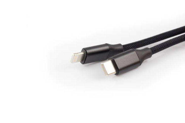 Ilustrasi perbedaan USB-C dan Lightning.