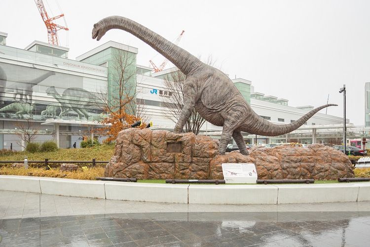 Monumen Dinosaurus di Kota Fukui, Jepang. Dok: Central Japan Tourism