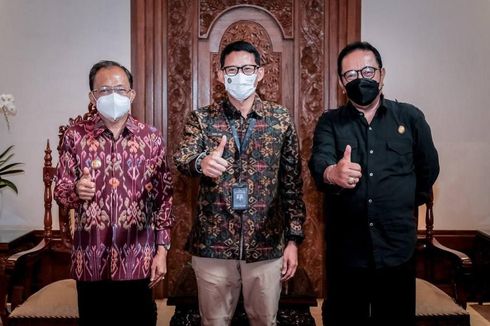 Temui Gubernur Bali, Apa yang Dibahas Sandiaga Uno?